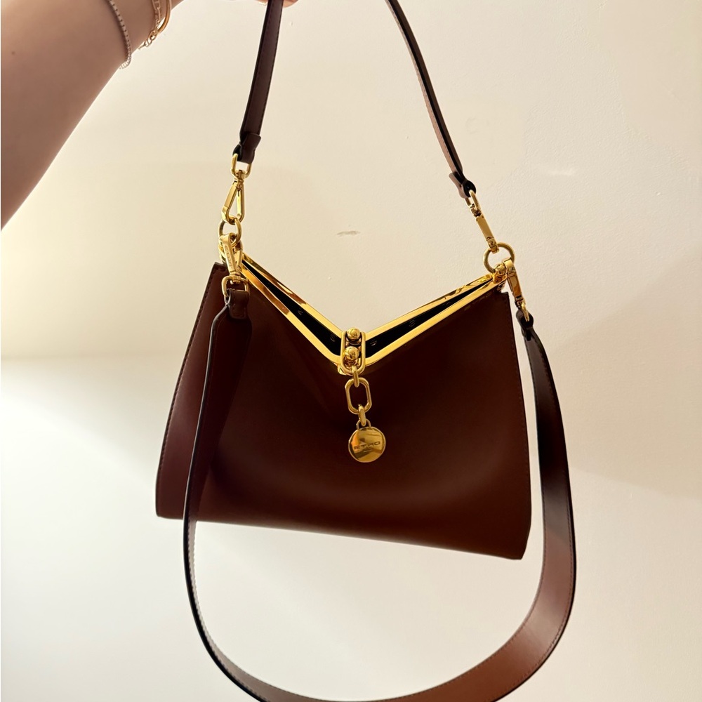 Etro Medium Vela Bag in Brown - Picture 3 of 13